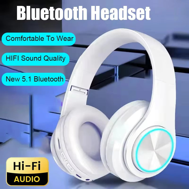 RigForge B39 Wireless Bluetooth Gaming Headset with RGB