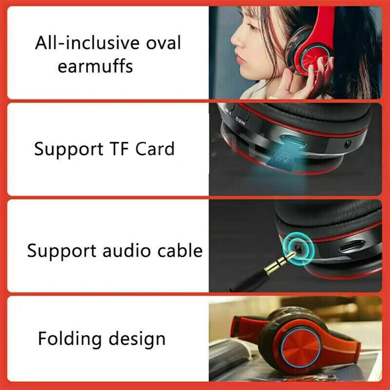 RigForge B39 Wireless Bluetooth Gaming Headset with RGB